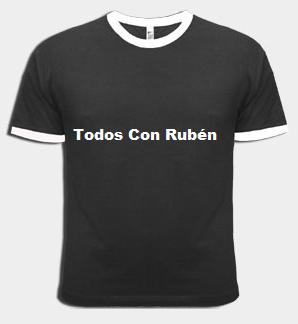 Camisetas de Rubén Muñoz ·Todos con Rubén·